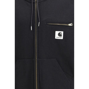 Black Cotton Sweatshirt