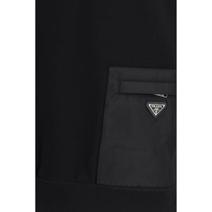 Black Viscose Sweatshirt