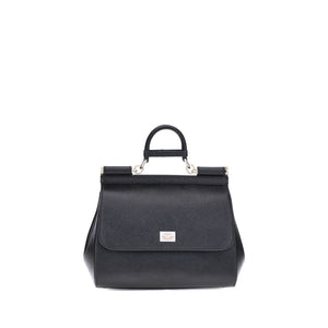 Black Calf Leather Bos Taurus Shoulder Bag
