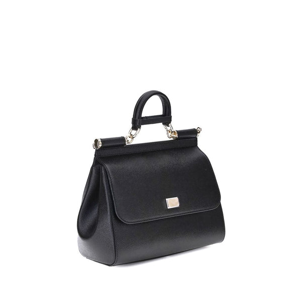 Black Calf Leather Bos Taurus Shoulder Bag
