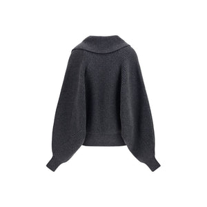 Gray Wool Sweatshirt