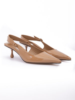 Powder Pink Amel 50 Slingback Pumps