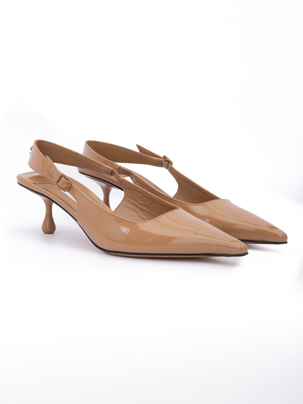 Powder Pink Amel 50 Slingback Pumps