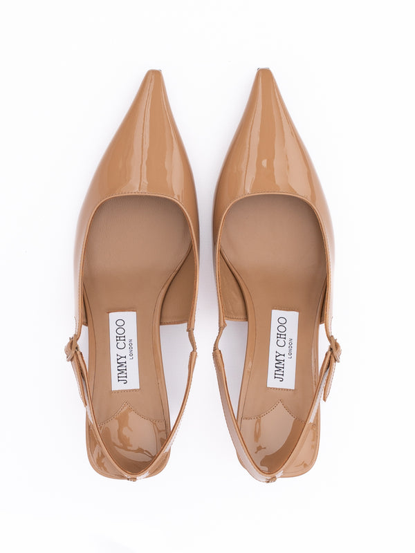 Powder Pink Amel 50 Slingback Pumps