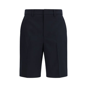 Black Cotton Short And Mini Shorts