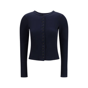 Blue Cotton Cardigan
