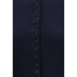 Blue Cotton Cardigan
