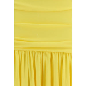 Bicolor Viscose Casual Dress
