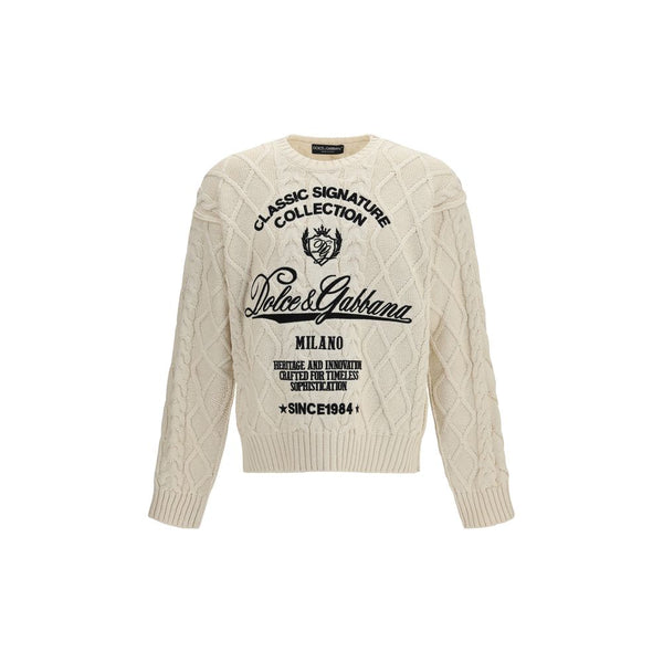 Beige Cotton Sweatshirt