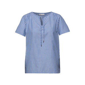 Blue Cotton Blouse