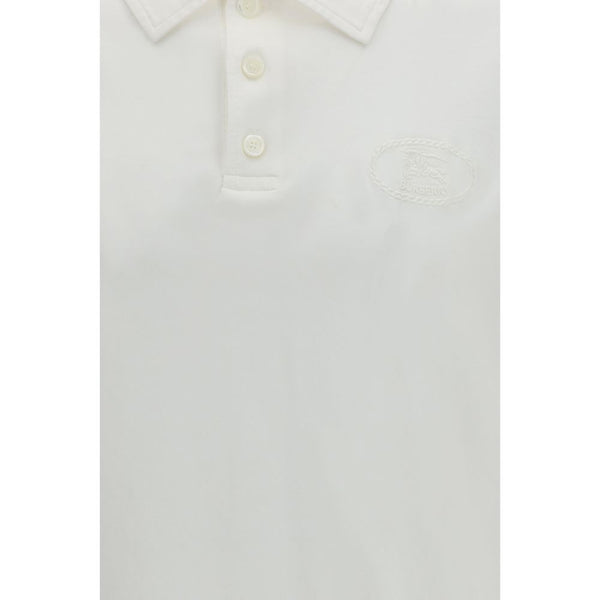 White Cotton Polo Shirt