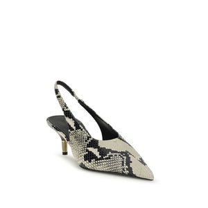 Multicolor Calf Leather Bos Taurus High Heel Pumps