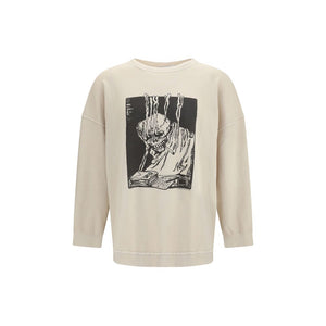 Beige Cotton Sweatshirt