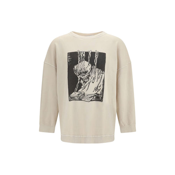 Beige Cotton Sweatshirt