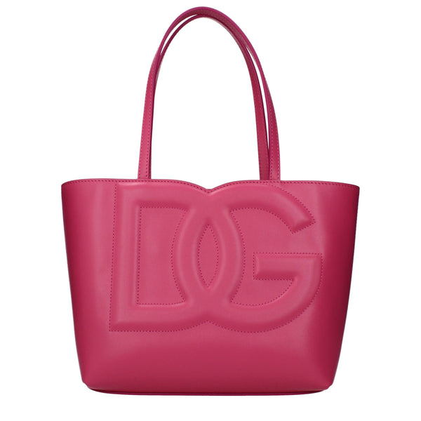 Pink Leather Handbag