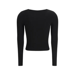 Black Cotton Sweatshirt
