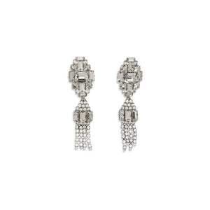 Silver Metal Earrings