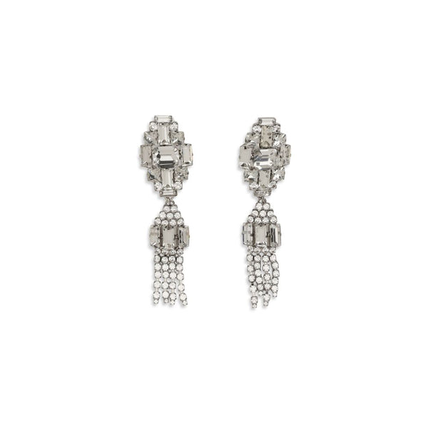 Silver Metal Earrings