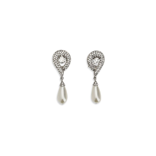 Silver Brass Earrings