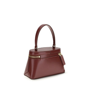 Burgundy Calf Leather Bos Taurus Handbag