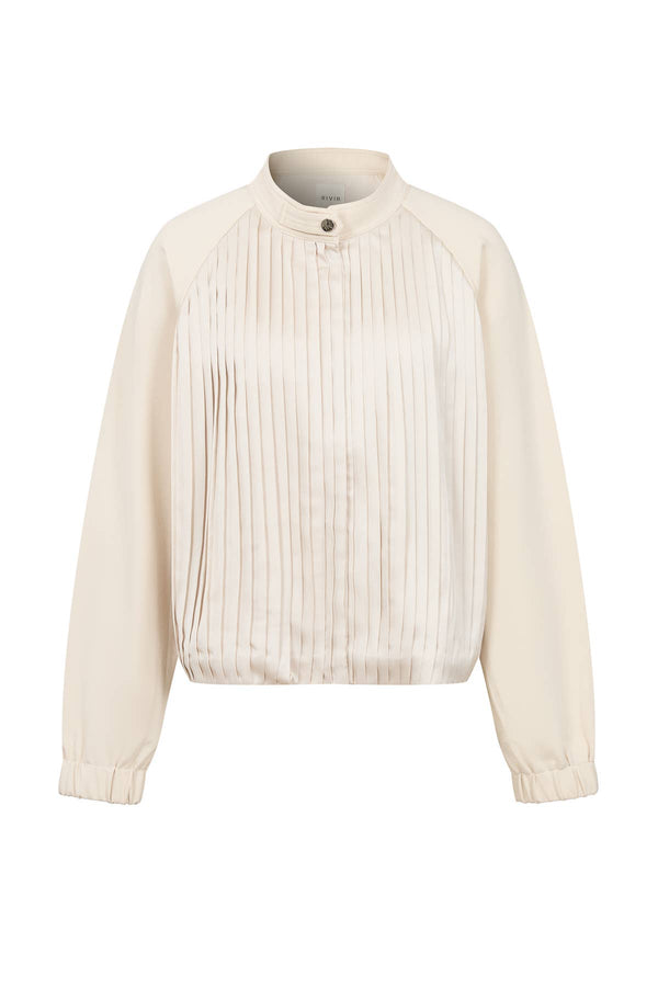 Pleated Zip Up Jacket