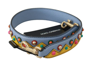 Blue Handbag Accessory Shoulder Strap Leather