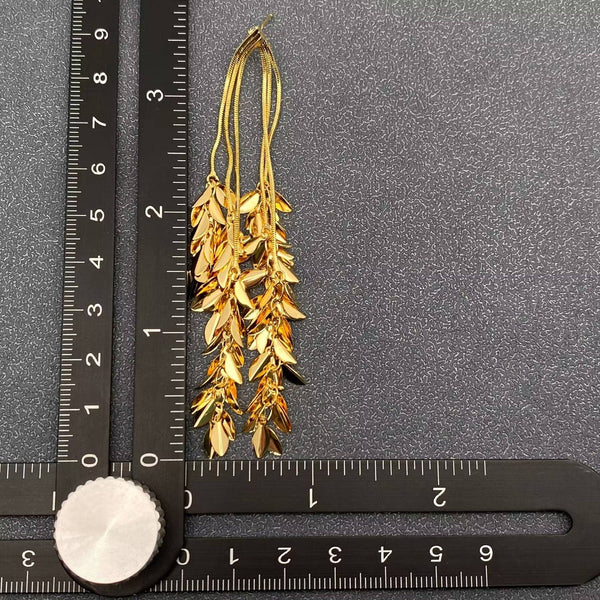 Golden Willow Cascade Earrings