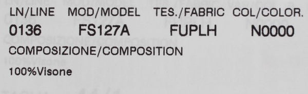 Black Mink Fur Shoulder Collar Scarf