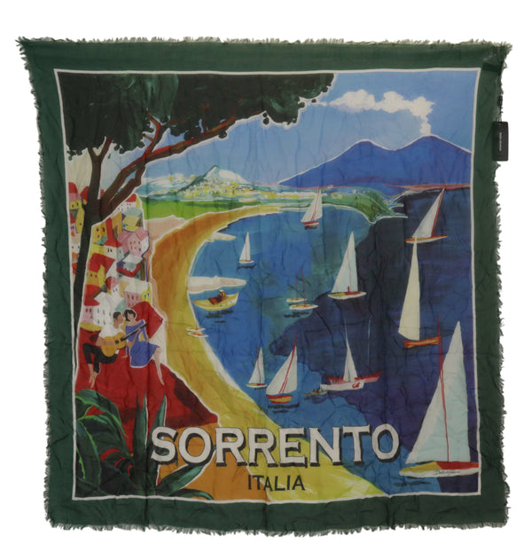 Multicolor Sorrento DG Shawl Fringe Scarf