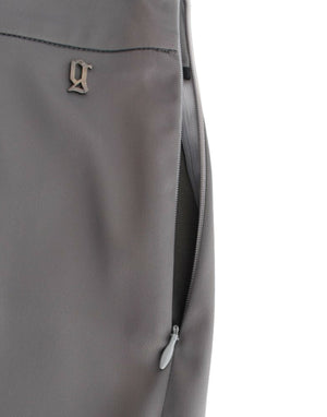 Gray slim fit pants