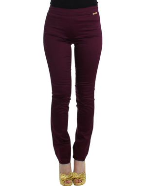 Purple slim fit pants