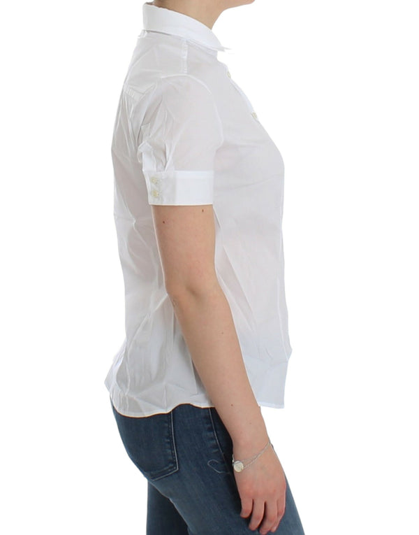 White Cotton Shirt Top