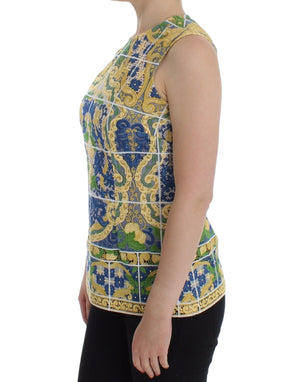 Multicolor Majolica Embroidered Sweater