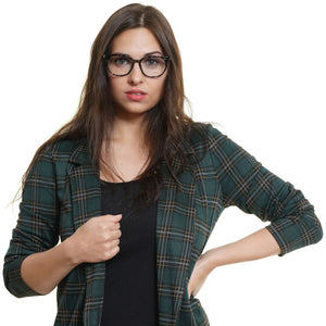 Black Metal & Plastic Glasses (Frames)
