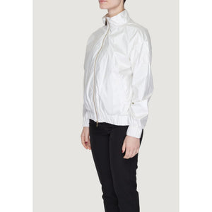 White Polyester Shell Jacket