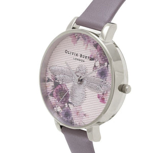 Gray Artificial Leather Dress Watch