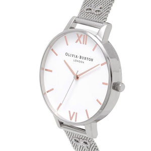 Silver Stainless Steel Dress Watch