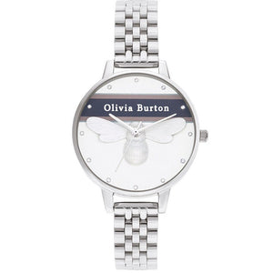 Silver Stainless Steel Dress Watch
