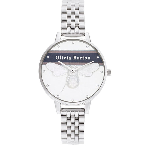 Silver Stainless Steel Dress Watch