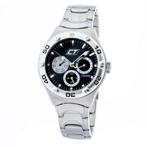 Gray Stainless Steel Bracelet Watch