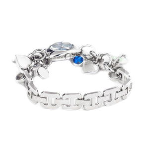 Silver Stainless Steel Bracelet Watch