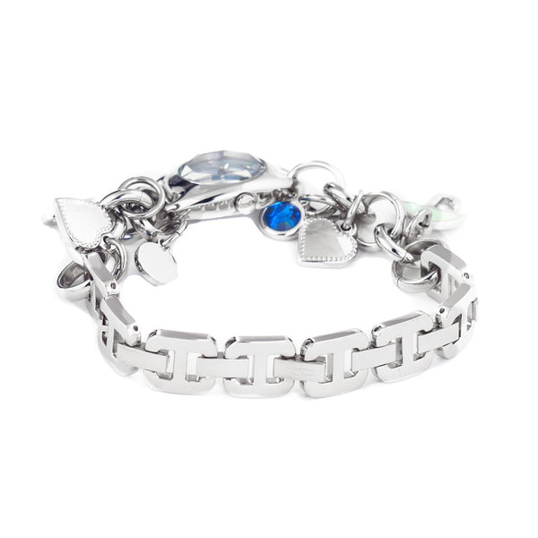 Silver Stainless Steel Bracelet Watch