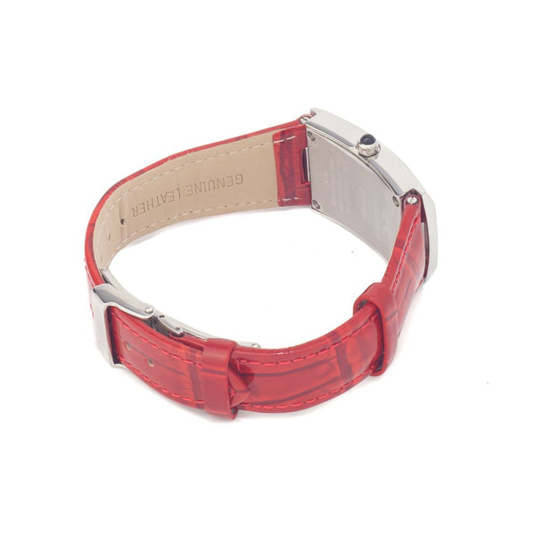 Multicolor Leather Dress Watch