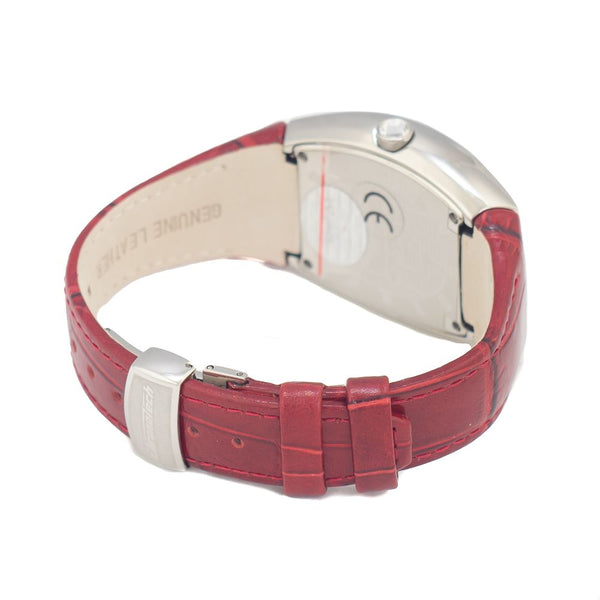 Multicolor Leather Dress Watch