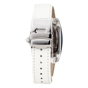 White Leather Dress Watch
