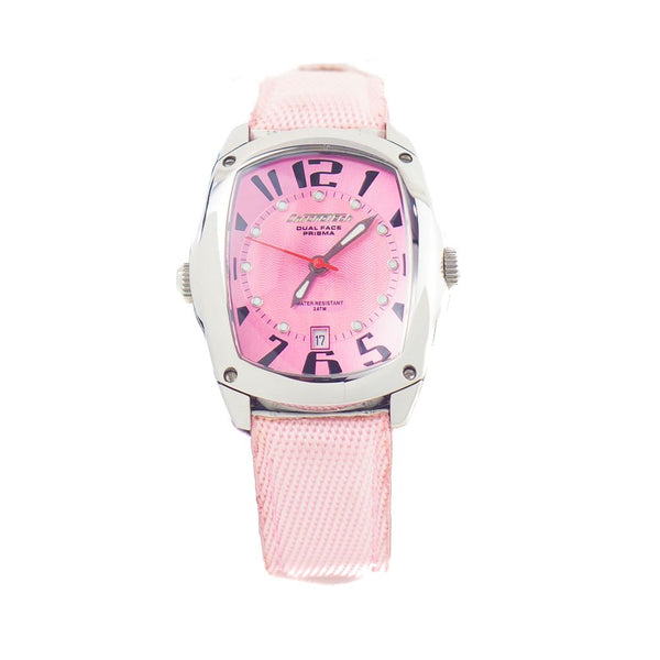 Multicolor Leather Dress Watch