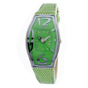 Bicolor Leather Dress Watch