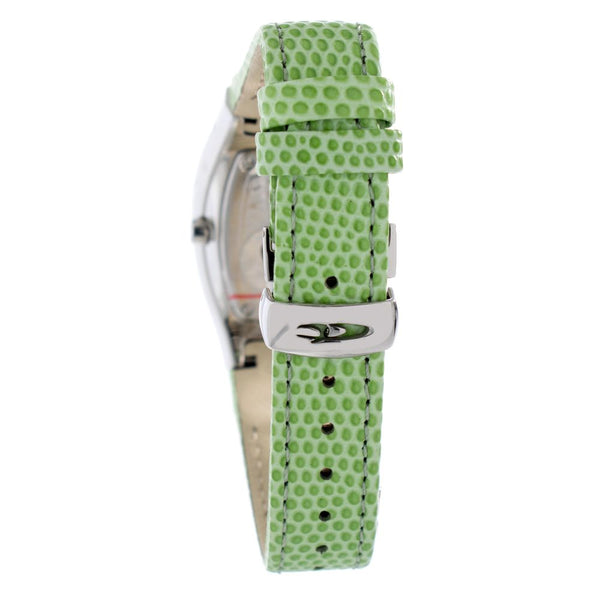 Bicolor Leather Dress Watch