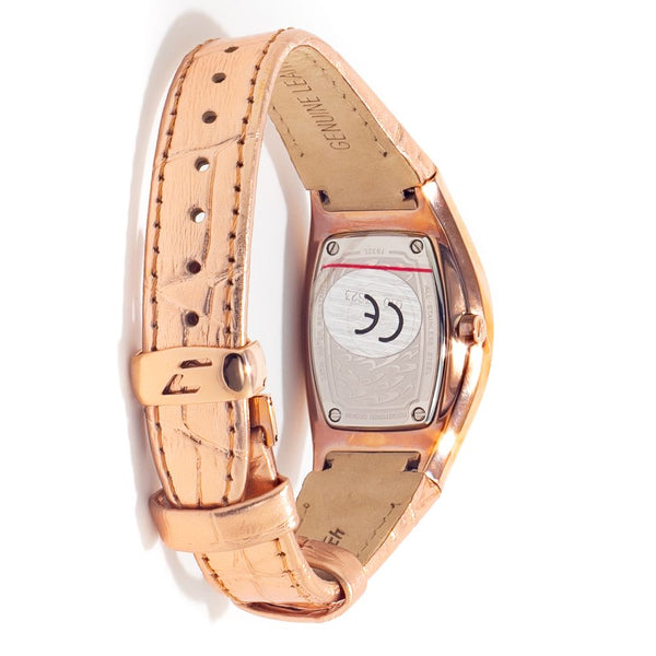 Multicolor Leather Dress Watch