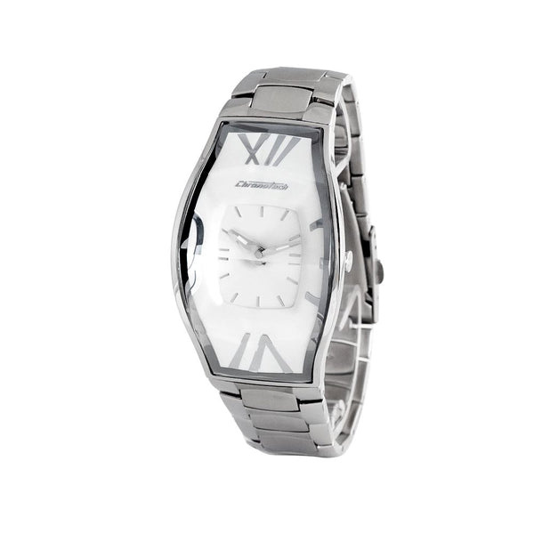 Silver Stainless Steel Dress Watch